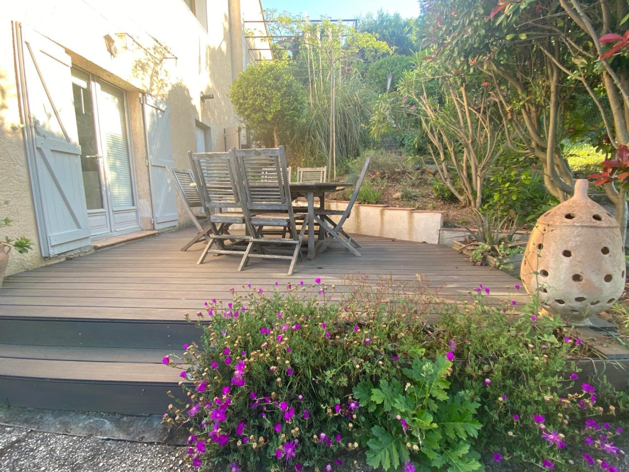 Joli rez-de-villa 80 m2 proche mer Carqueiranne Extérieur photo
